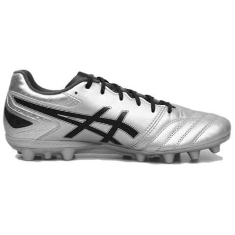ASICS AG Artificial Ground Kangaroo Leather Cushioning, Wear Resistant Soccer Shoes Unisex Silver Gray