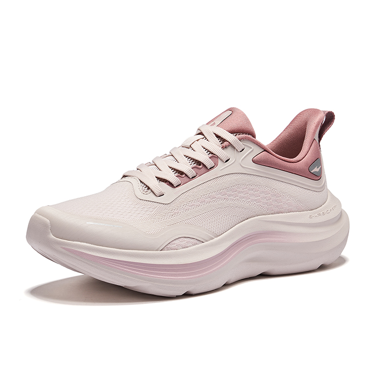 Erke Breathable Lightweight Rebound Low top Casual City Commuting Running Shoes Women’s Painted Gray Lip Stain