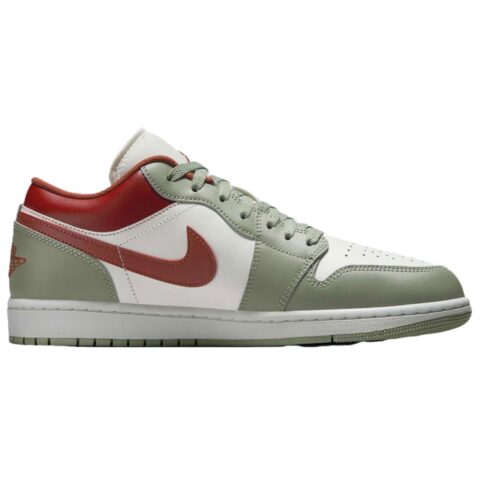 Jordan Air Jordan 1 Leather Low top Vintage Basketball Shoes Men’s Green