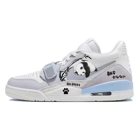 Jordan Legacy 312 Vintage Basketball Shoes Men's Low Top Gray/White