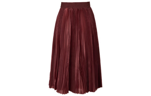 Nike Court Slam SS25 Casual Long Skirt Women’s Dark Red/White Color