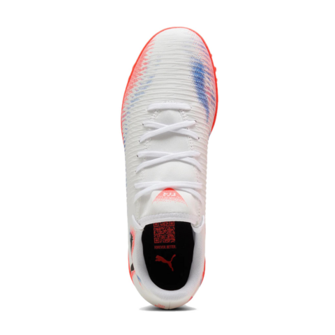 PUMA FUTURE 8 TT Turf Artificial Turf Cushioning Abrasion Resistant Breathable Soccer Shoes Unisex White