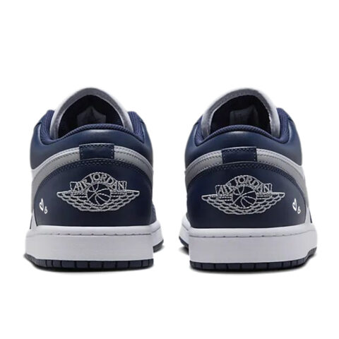 Jordan Air Jordan 1 Vintage Basketball Shoes Women’s Low Top White/Blue