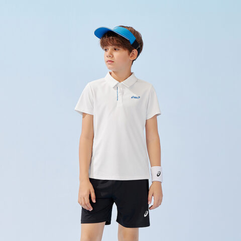 ASICS Kids Casual Sportswear Lapel Thin