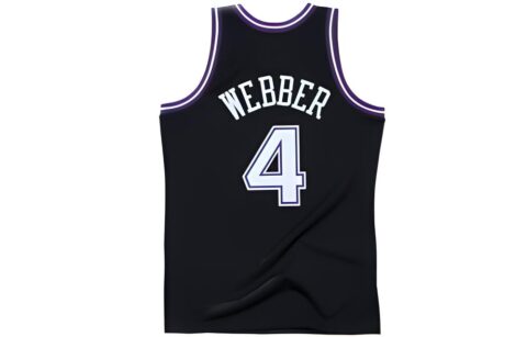 Mitchell & Ness Sacramento Kings Road 2000 01 Chris Webber Swingman Jersey