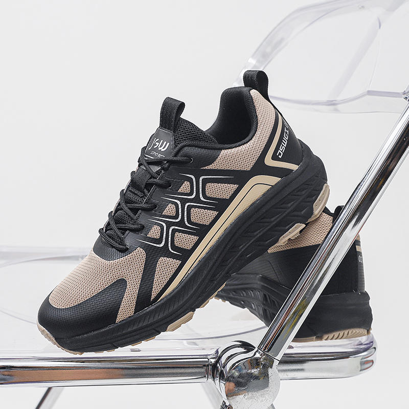 JSWEI Slip Resistant Abrasion Resistant Low top Running Shoes Men’s