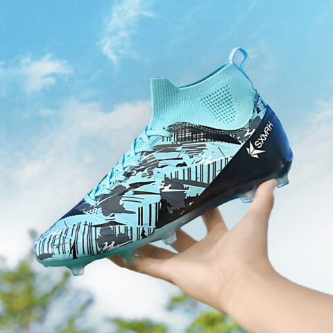 DOUBLE STAR 88 Abrasion Resistant Lightweight Wear resistant And Lightweight Soccer Shoes Unisex Blue