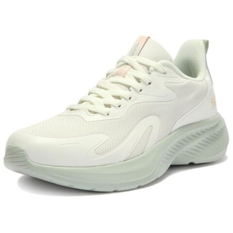 361° Slip Resistant Abrasion Resistant Low top Casual Running Shoes Women’s White Green