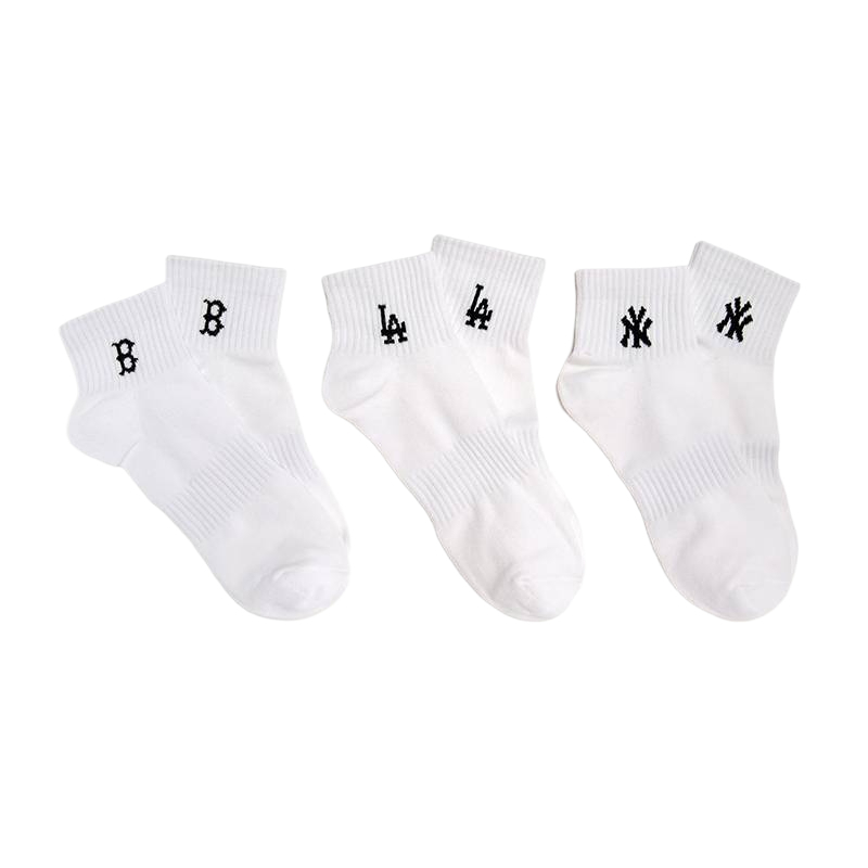 MLB SS25 Ankle Socks Unisex 3 Pack