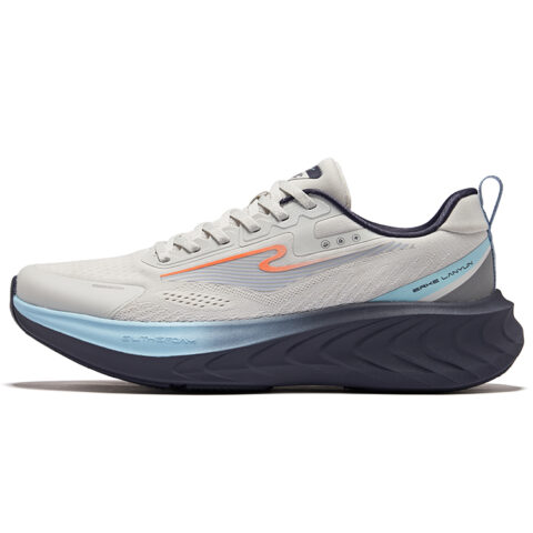 Erke Cushioning Rebound Low top Neutral Force Technology Sprint Running Shoes Men’s Pencil Gray