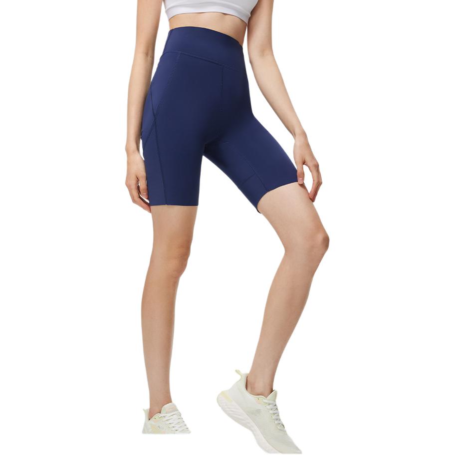Li Ning Fitness Series Sports Shorts Women’s Dark Ship Blue