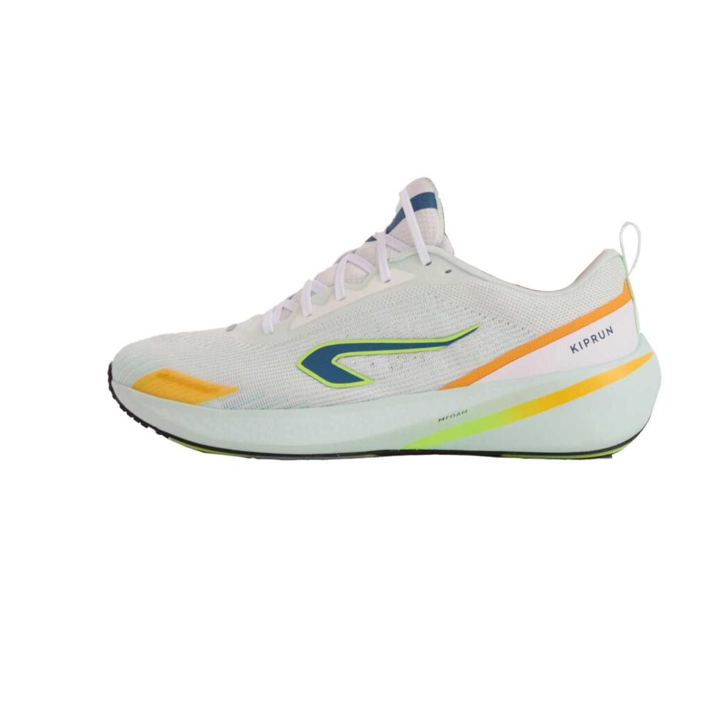 DECATHLON Cushion 500 Breathable Cushioning Slip Resistant Mid top Running Shoes Men’s Ecru