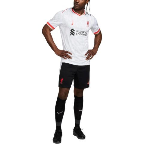 Nike LiverpoolFC Dri FIT Soccer Bottom Men’s Black/White/Global Red