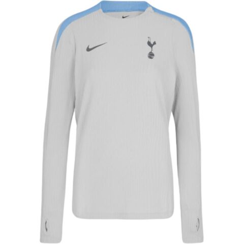 Nike Dri Fit Spurs Grey Elite Crew Drill Top 2024/25 Soccer Jersey Women’s