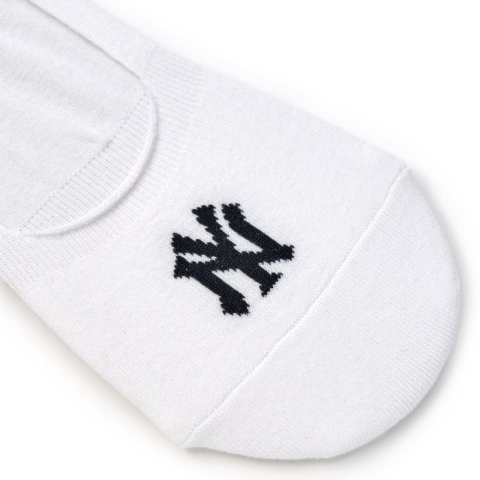 MLB No Show Socks Unisex 3 Pack White