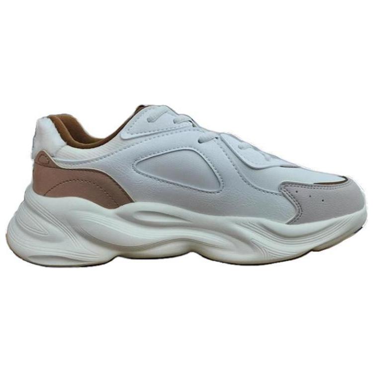 Erke Abrasion Resistant Slip Resistant Low top Casual Running Shoes Women’s White Gray