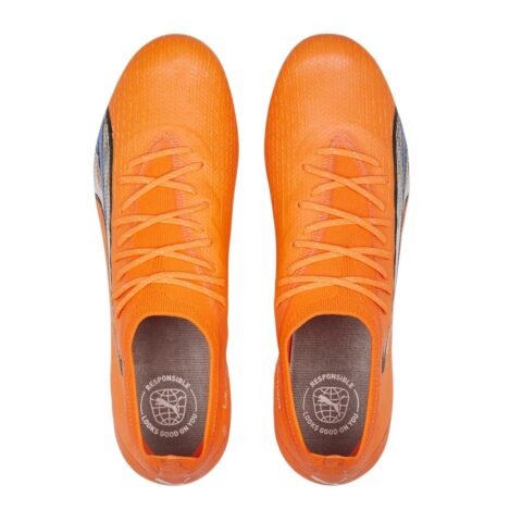 PUMA Ultra Ultimate SG Soft Ground Artificial Turf Soccer Shoes Men’s Orange Black