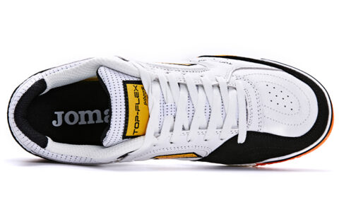 Joma IC/in Slip Resistant, Abrasion Resistant, Lightweight Soccer Shoes Men’s White Black Orange