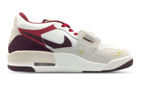 Jordan Legacy 312 Slip Resistant Abrasion Resistant Low top Vintage Basketball Shoes Men’s White