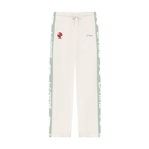 Li Ning Sports Pants Unisex Ecru/Mountain Green
