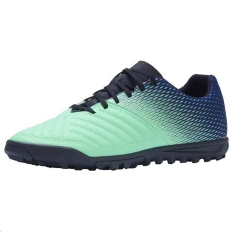 DECATHLON Agility 140 Comfortable TF Turf Slip Resistant Soccer Shoes Men's Green