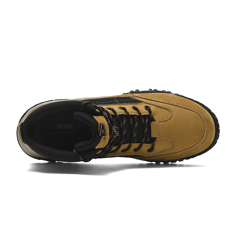 Jeep High top Outdoor Shoes Men’s Camel