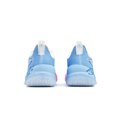 Li Ning Super Light V2 Cushioning Slip Resistant Abrasion Resistant Low top Basketball Shoes Men’s Pink Blue