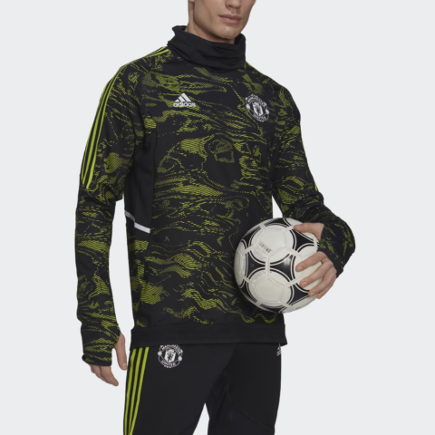 Adidas Manchester United Condivo 22 Pro Warm Top Soccer Jersey Men’s Green