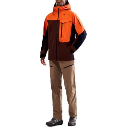 SALOMON MOON PATROL Ski Top Men’s Tomato Red