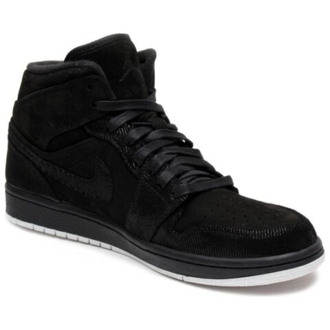 Jordan 1 Mid Suit And Sneakers