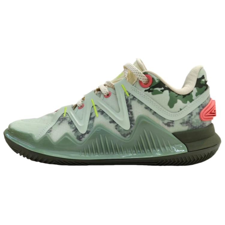 Erke Cushioning, Wear Resistant Low top Basketball Shoes Men’s Green