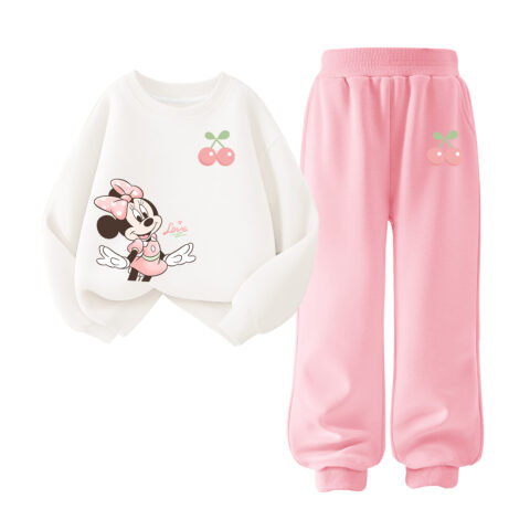 Disney Kids Casual Sportswear Crew Neck Moderate