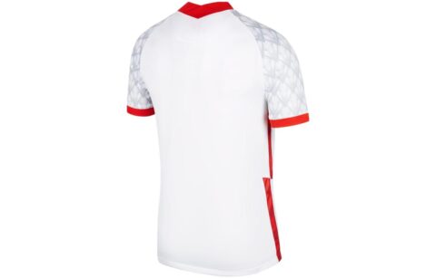 Nike Soccer Jerseys Men’s White/White/Challenge Red Moderate Straight Fit
