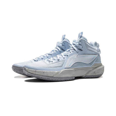 Li Ning Light Speed 2MID Cushioning Slip Resistant Abrasion Resistant Mid top Basketball Shoes Men’s Blue