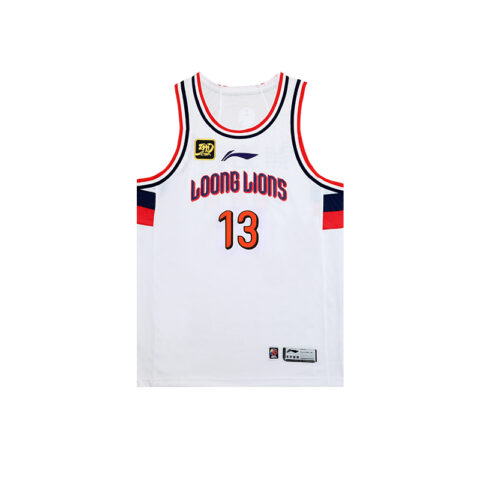 Li Ning CBA Collection Basketball Jerseys Men's Standard White Moderate Straight Fit