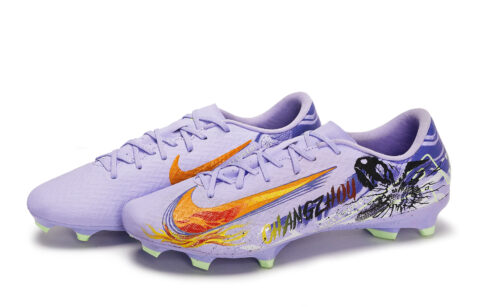 Nike Mercurial Vapor 16 Cushioning Soccer Shoes Unisex Black Orange Red Purple