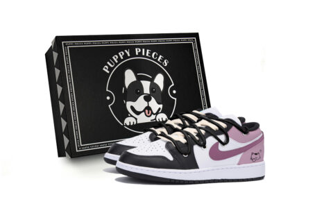 Jordan Air Jordan 1 Vintage Basketball Shoes Men’s Low Top Black Pink