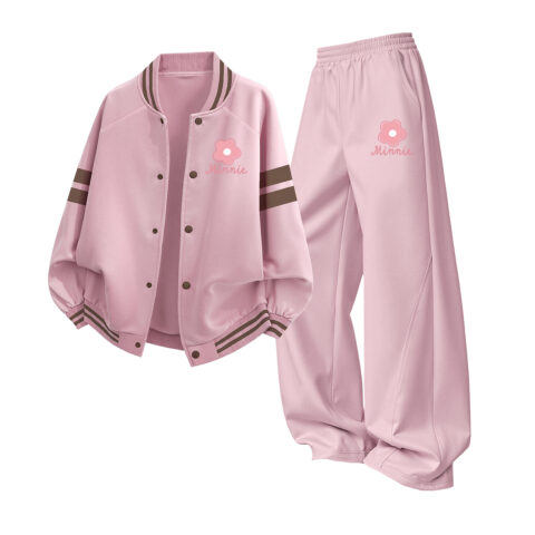 Disney Kids Casual Sportswear Baseball Collar Moderate