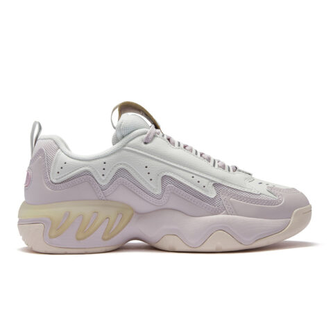 FILA FUSION Low top Vintage Basketball Shoes Women’s Light Gray Purple