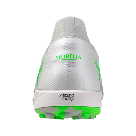 Mizuno Morelia Neo Sala B Cushioning, Wear Resistant Soccer Shoes Unisex White Green