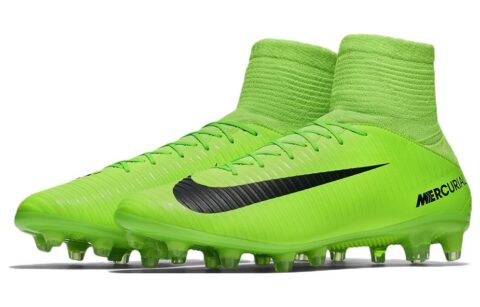 Nike MERCURIAL VELOCE 3 Comfortable AG Artificial Ground Textile, Leather Cushioning Slip Resistant Abrasion Resistant