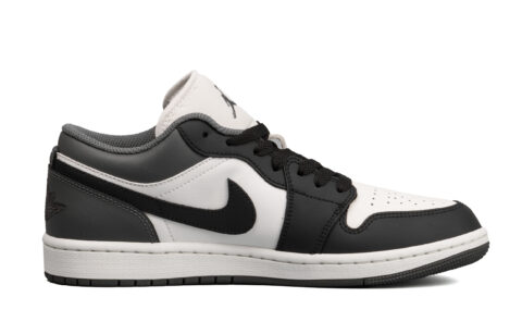 Jordan Air Jordan 1 Cushioning Slip Resistant Abrasion Resistant Low top Vintage Basketball Shoes Unisex Black