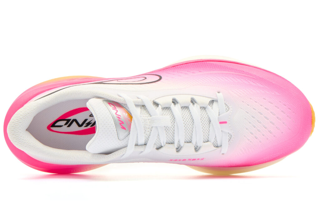 QIAODAN Strong Wind 3TR Running Shoes Men’s Low Top Jordan White Neon Pink