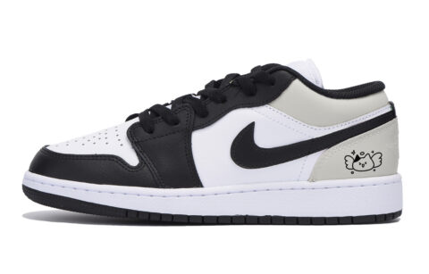 Jordan Air Jordan 1 Vintage Basketball Shoes Men’s Low Top Black Gray