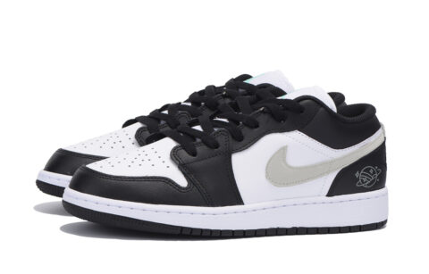 Jordan Air Jordan 1 Abrasion Resistant Slip Resistant Low top Vintage Basketball Shoes Men’s Black
