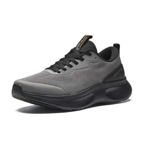 Anta Shen Xing LITE Textile, Synthetic Leather Low top Training Shoes Men’s Volcanic Ash/Black