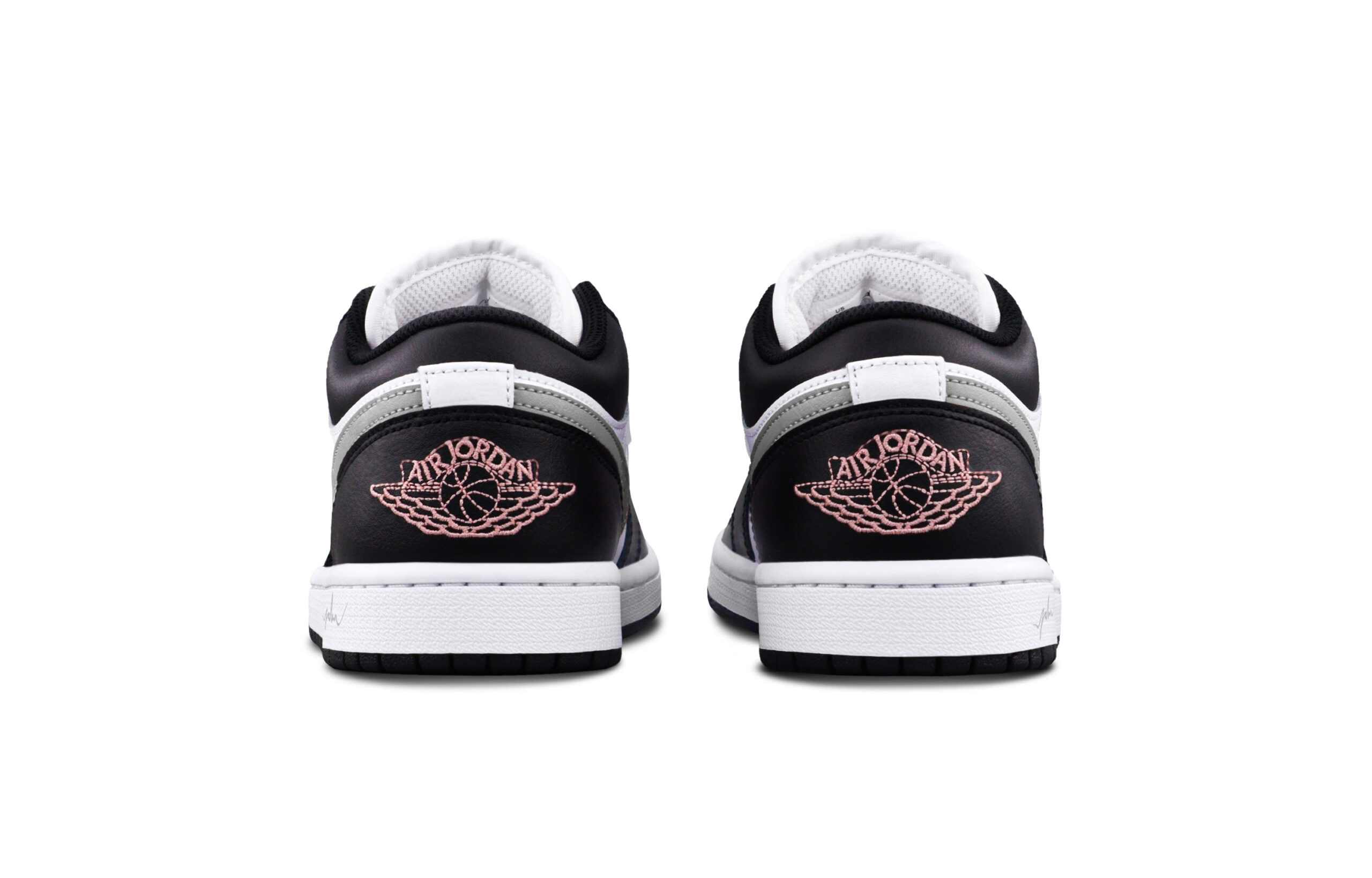 Jordan Air Jordan 1 Abrasion Resistant Low top Vintage Basketball Shoes Unisex Black