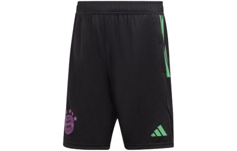 Adidas Bayern Munich Black Soccer Bottoms Men's Black Moderate A Line