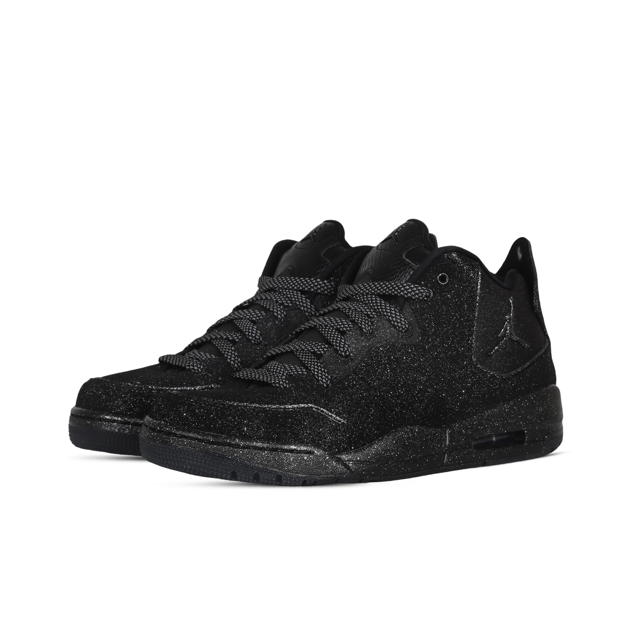 Jordan Courtside 23 Vintage Basketball Shoes Unisex Mid Top Black/Silver