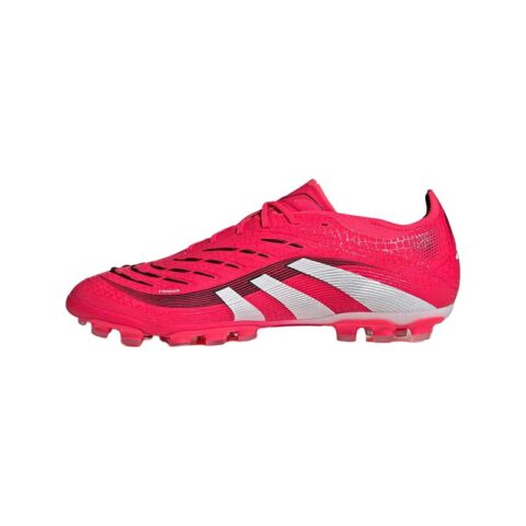 Adidas PREDATOR ELITE AG Artificial Ground Slip Resistant Abrasion Resistant Soccer Shoes Unisex Red White